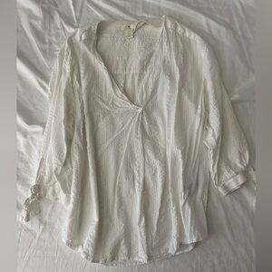 H&M Elegant White Women's Top size small